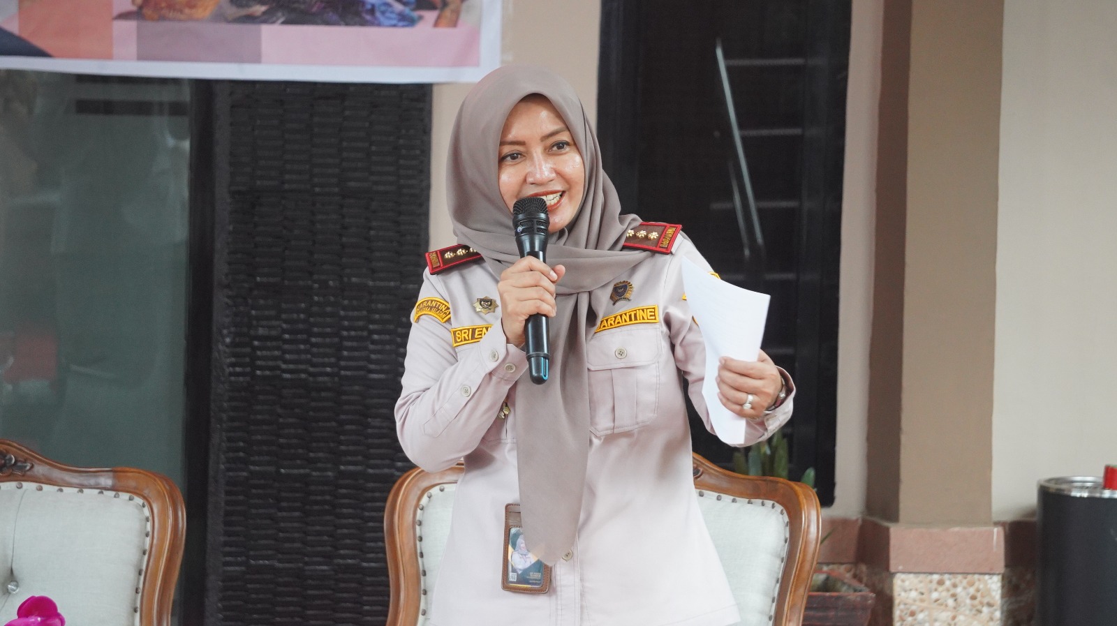 Kepala Balai Karantina Sumatera Selatan Sri Endah Ekandari